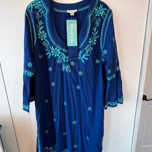 Escapada Beach Tunic Cover Up; Size XL